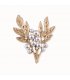 XSB012 - Floral Pearl Brooch